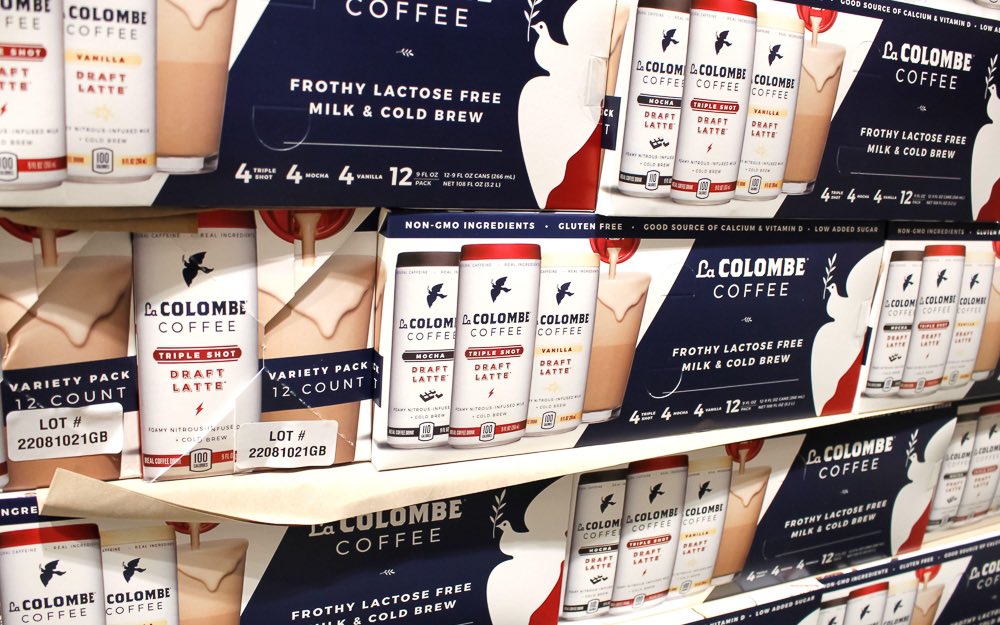 La Colombe coffee packaged in cans.