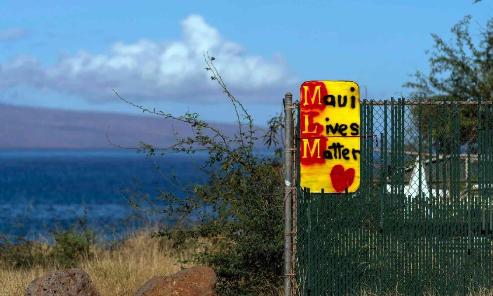 Zona de Hawai afectada por incendios